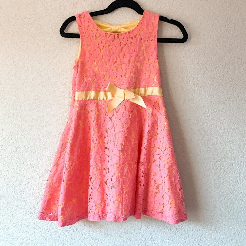 Speechless Floral lace Overlay Dress, Size 5